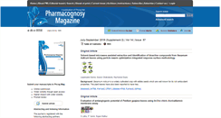 Desktop Screenshot of phcog.com